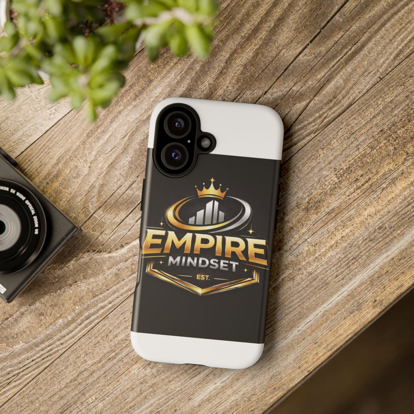 Empire Mindset Phone Case — Gold Crown Protective Tough Case