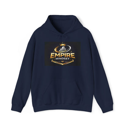 Empire Mindset Hoodie — Motivational Gold Crown Graphic Sweatshirt