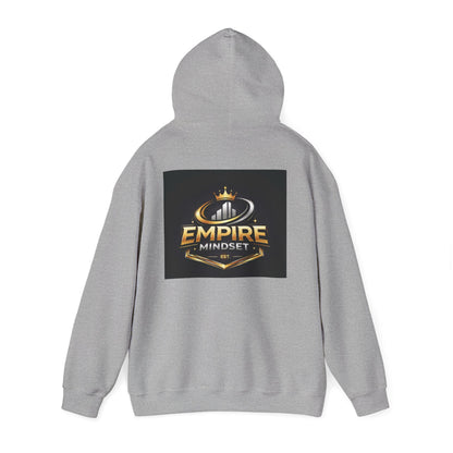 Empire Mindset Hoodie — Motivational Gold Crown Graphic Sweatshirt