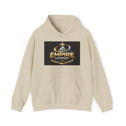 Empire Mindset Hoodie — Motivational Gold Crown Graphic Sweatshirt