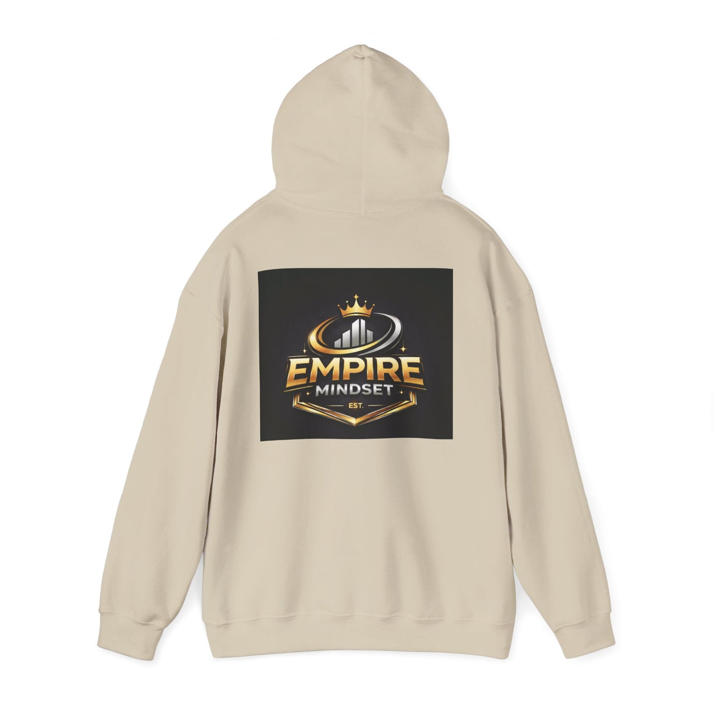 Empire Mindset Hoodie — Motivational Gold Crown Graphic Sweatshirt