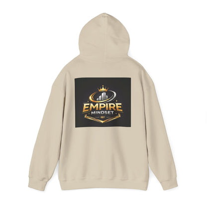 Empire Mindset Hoodie — Motivational Gold Crown Graphic Sweatshirt