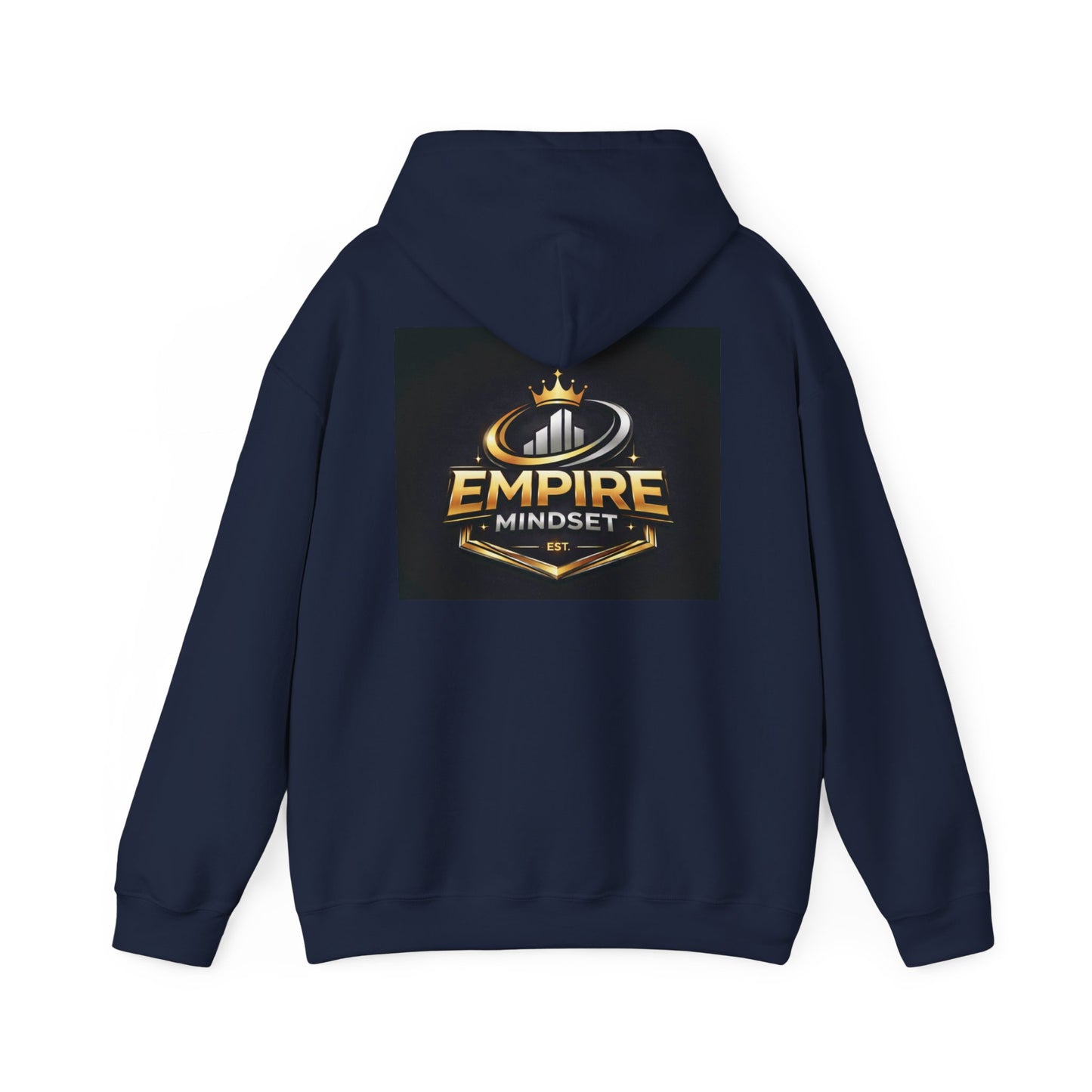Empire Mindset Hoodie — Motivational Gold Crown Graphic Sweatshirt