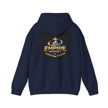 Empire Mindset Hoodie — Motivational Gold Crown Graphic Sweatshirt