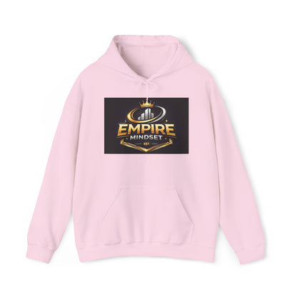 Empire Mindset Hoodie — Motivational Gold Crown Graphic Sweatshirt