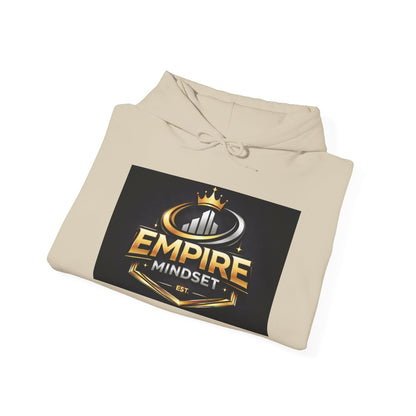 Empire Mindset Hoodie — Motivational Gold Crown Graphic Sweatshirt