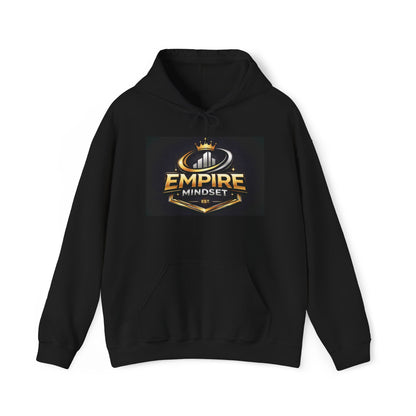 Empire Mindset Hoodie — Motivational Gold Crown Graphic Sweatshirt