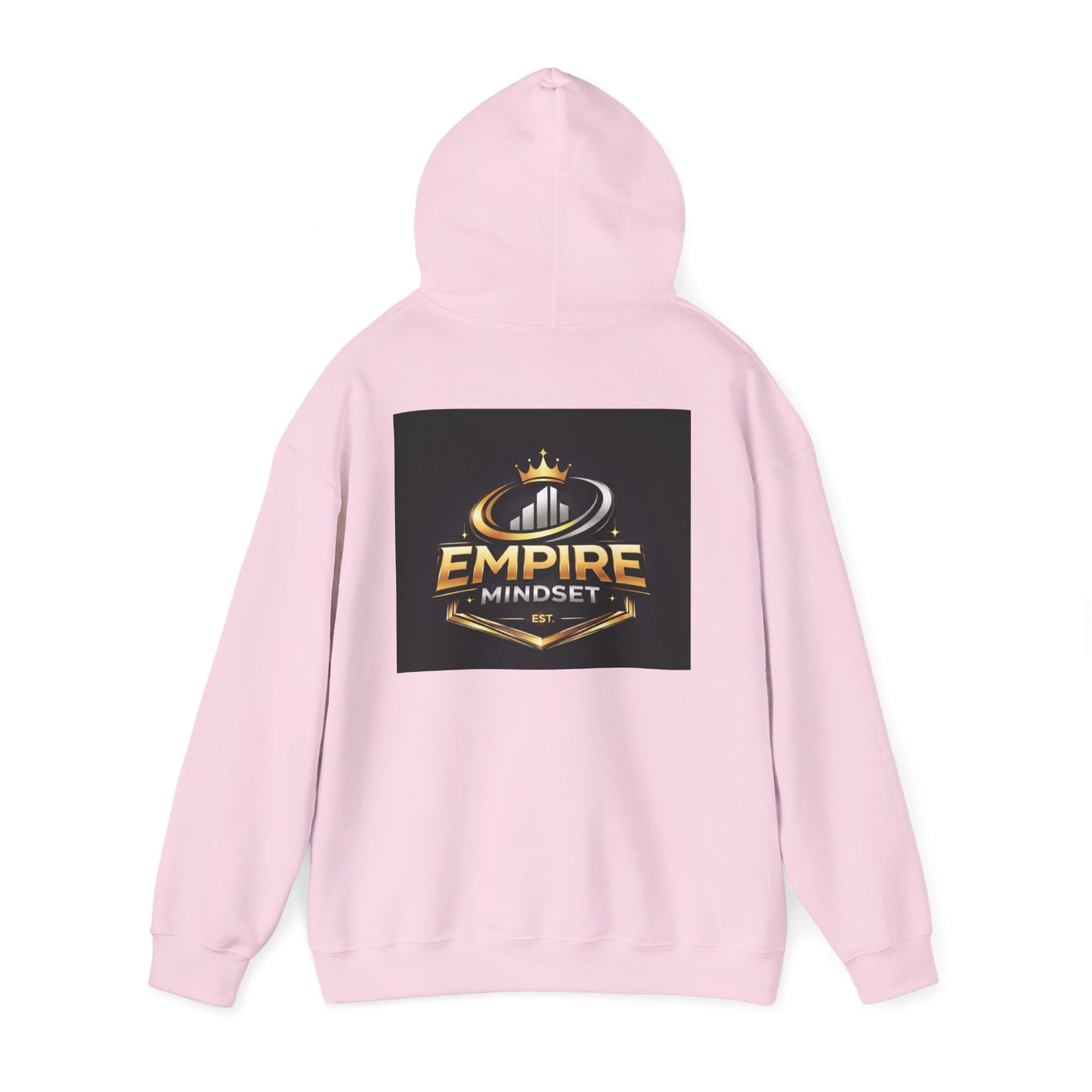 Empire Mindset Hoodie — Motivational Gold Crown Graphic Sweatshirt