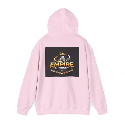 Empire Mindset Hoodie — Motivational Gold Crown Graphic Sweatshirt
