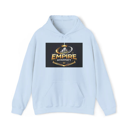 Empire Mindset Hoodie — Motivational Gold Crown Graphic Sweatshirt