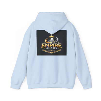 Empire Mindset Hoodie — Motivational Gold Crown Graphic Sweatshirt