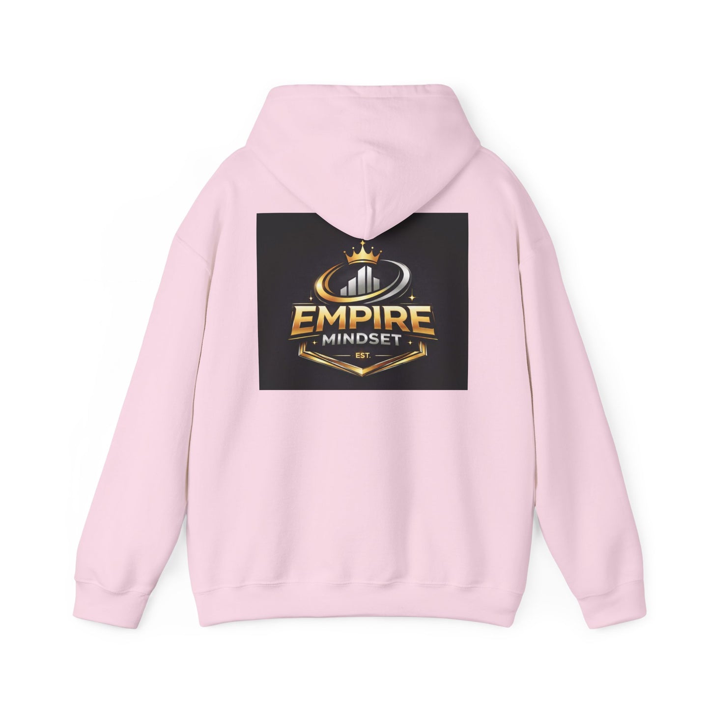 Empire Mindset Hoodie — Motivational Gold Crown Graphic Sweatshirt