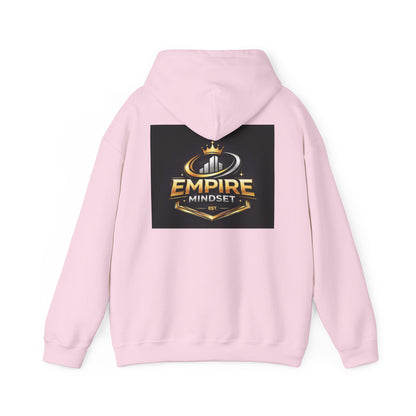 Empire Mindset Hoodie — Motivational Gold Crown Graphic Sweatshirt