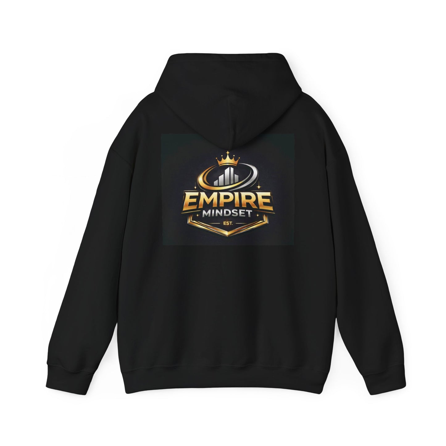 Empire Mindset Hoodie — Motivational Gold Crown Graphic Sweatshirt