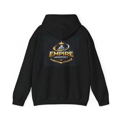 Empire Mindset Hoodie — Motivational Gold Crown Graphic Sweatshirt
