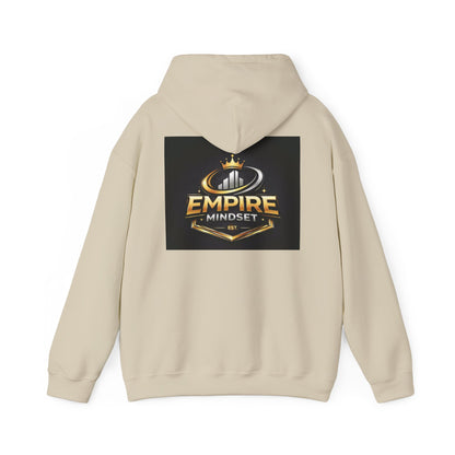 Empire Mindset Hoodie — Motivational Gold Crown Graphic Sweatshirt
