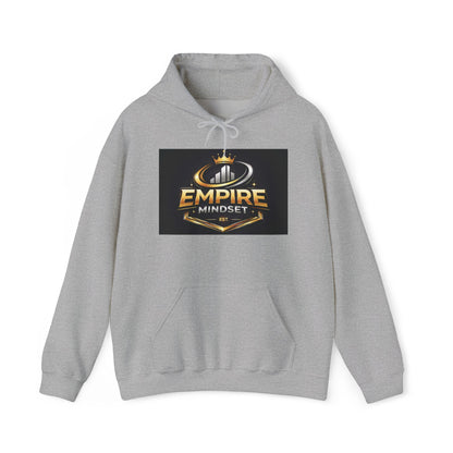 Empire Mindset Hoodie — Motivational Gold Crown Graphic Sweatshirt