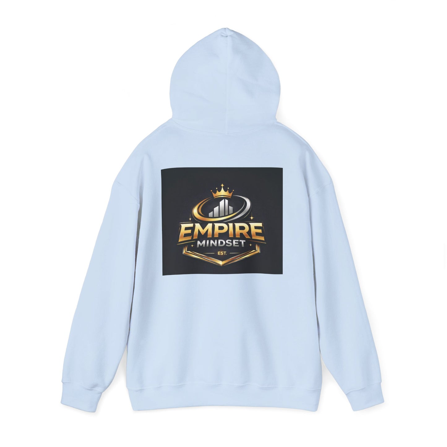 Empire Mindset Hoodie — Motivational Gold Crown Graphic Sweatshirt