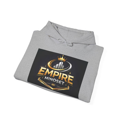 Empire Mindset Hoodie — Motivational Gold Crown Graphic Sweatshirt