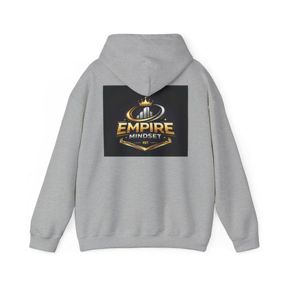Empire Mindset Hoodie — Motivational Gold Crown Graphic Sweatshirt