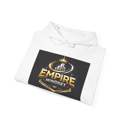 Empire Mindset Hoodie — Motivational Gold Crown Graphic Sweatshirt