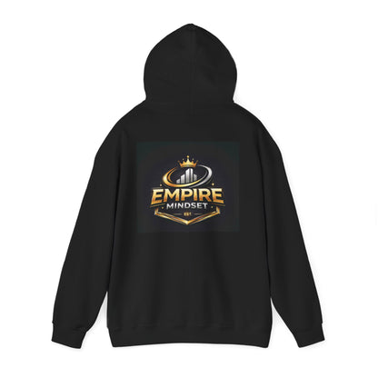 Empire Mindset Hoodie — Motivational Gold Crown Graphic Sweatshirt