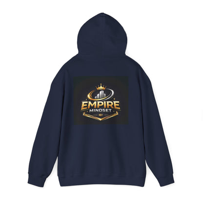 Empire Mindset Hoodie — Motivational Gold Crown Graphic Sweatshirt