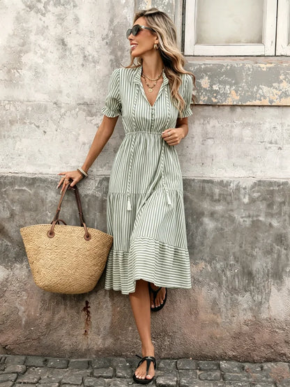 Bohemia Tassel Bandage Striped