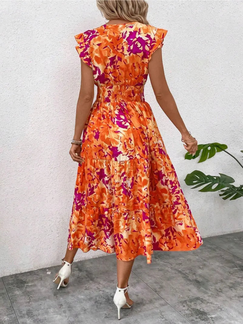 Dress Bohemian Style Elastic