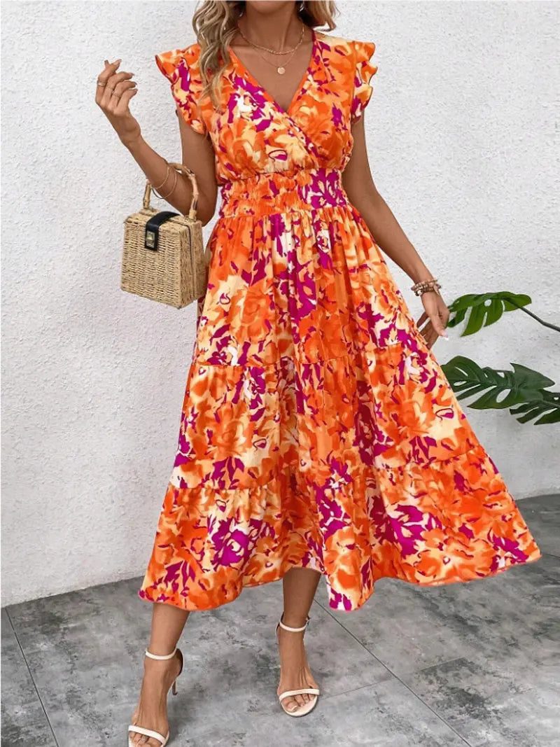 Dress Bohemian Style Elastic